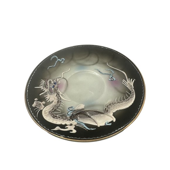 Vintage Endo China Japanese Dragonware Saucer Handpainted - Picture 1 of 4